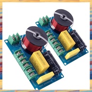 (GRSU) 2 Piece Circuit Board Stereo Speaker Crossover Filters Treble/Bass 3 Unit Frequency Dividers