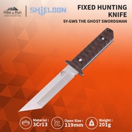 OUTDOOR SHIELDON SY-GWS FIXED SURVIVAL HUNTING KNIVES 3CR13-HikeZone