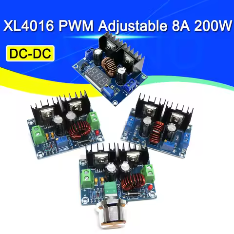 Max 8A XL4016 XL4016E1 200W High Power DC-DC PWM Adjustable Step-down Buck Converter Module Tire Vol