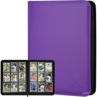 Trading Card Binder, Premium 9 Pocket Double Sided 540 Pocket PU Card Collection Binder, Collectible