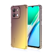 In เคสสำหรับ VIVO โทรศัพท์ Y28 Y 28เคสใส่โทรศัพท์ฝาครอบกันกระแทก VIVO Y28 2024แขนโพเทนชันดีไซน์สีเดี