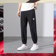 Summer New Style American Retro Trendy Loose Fit Breathable Quick Dry Cargo Pants Cuffed Sporty Casu