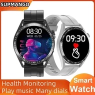 🎁 【Readystock】 + FREE Shipping 🎁 WH8 Smart Watch For Men 1.32 Round Screen Bluetooth Talk Heart Rate Monitor Music Playback Watch