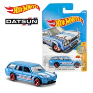 gmrorich โมเดลรถเหล็ก Hot wheels รุ่น 71 DATSUN BLUEBIRD 510 WAGON สีน้ำเงิน ลิขสิทธิ์แท้100%