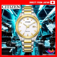 [Citizen] Watch Citizen Collection Eco-Drive Solar Powered Water Resistant Octagon White Gold Simple