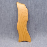 刮痧按摩木製工具，附齒刮刀，木製按摩器