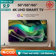 ทีวี 50 นิ้ว สมาร์ททีวี Smarttv 4K WiFi HDR+ Android 12.0 ทีวี 43 นิ้ว ทีวี 50 นิ้ว Smart TV โทรทัศน