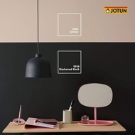 SINAR JOTUN 9938 BLACKENED BLACK 5 LITER MAJESTIC TRUE BEAUTY SHEEN INTERIOR WASHABLE PAINT/ CAT DIN