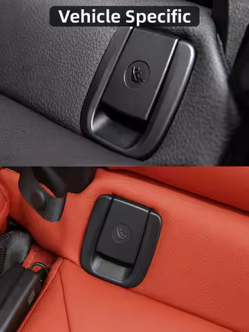 Rear Safety Seat Buckle Isofix Cover 52207384717-2 52207384719-2 For BMW X1 X2 F48 F49 F39 2 Series 