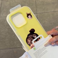 Jelly 2 In 1 Funny Girl Casing Realme C100i C100x C100 4G P3 Lite C85 Pro Realme Note 70 80 C75 Note