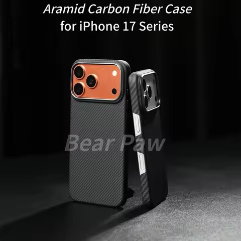 Case for iPhone 17 Pro Max Aramid Carbon Fiber Case for iPhone Air/17/17 Pro/15Pro Max/16Pro Max Thi
