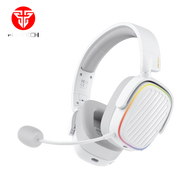 FANTECH Harmony WHG02 หูฟังไร้สายบลูทูธ 5.3 50 มม.ไดอะแฟรมเพิ่มประสิทธิภาพเบส RGB ชุดหูฟังสําหรับเล่