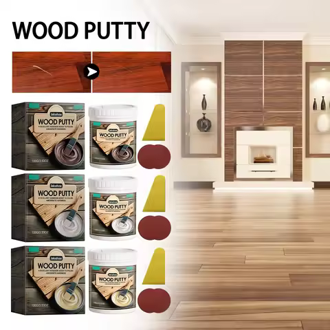 Wood Putty Brown Hole Crack Repairing Wood Grain Filler Wooden Furniture Floor Repair Paste Office D
