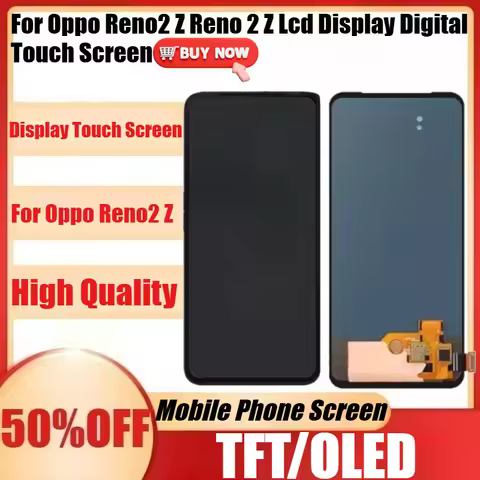 New TFT/OLED for Oppo Reno2 Z Reno 2 Z Lcd Display Digital Touch Screen for Oppo Reno 2 Z Screen wit