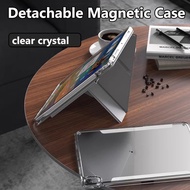 Y-Fold Stand Case for IPad Air 5 Air 4 10.9 Pro 11 2021 2020 2018 for Ipad Pro 11 2022 Detachable Magnetic Protective Case Transparent  Crystal Cover
