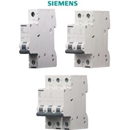 (SPECIAL PROMOTION) SIEMENS MCB (5SJ) 6A - 63A, 6kA, 1POLE, 2POLE, 3POLE