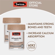 [EXP 30 NOV 2026] [Twin Pack] Swisse Ultiboost Vitamin D3 60 Caps