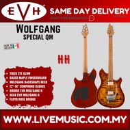 EVH Wolfgang Special QM Electric Guitar, Baked Maple FB