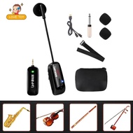 [Whgirl] Instrument Microphone for Erhu Flute Professional Speaker Receiver Microphone System System Durable Violin Wireless