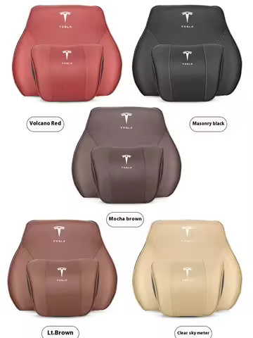 Car Seats Support Waist Cushion Headrests Lumbar Pillow For Tesla Model 3 Model S Model X Model Y Ro