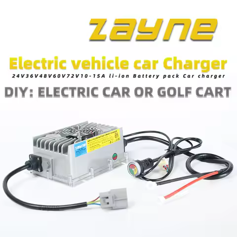 24V 36V 48V 60V 72v Built-in Electric car charger for Electric ship golf car Yamaha EZGO TXT RXV 54 