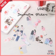 Korea Couple Sticker Decoration Sticker LOVER Sticker(36pieces)