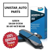 Original Bendix DB1497GCT Rear Brake Pad - Lexus LS430 UCF30
