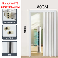 Tiamo Mall ประตูพับ ประตูพับ PVC ฉากกั้นห้อง กั้นแอร์ ประหยัดพื้นที่ 90% ประตูบานเลื่อนห้องน้ำ ประตู