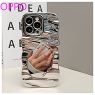 OPPO Case Texture For Reno5 K 6 7Z Lite 8T Findx3Lite F21SPro C2 A96 A15 S A35 A1K A16 Plus A23 A17 