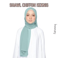 ️ SHAWL HEAVY CHIFFON ️   PALING MURAH  Panjang Tudung (180cm x 71cm) KUALITI / IMPORTED - Shawl Kek