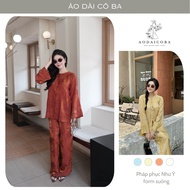 Dharma clothes, Ba Ba NHU Y, silk brocade, loose shape, Ba Ba shape, luxurious for going to temples 
