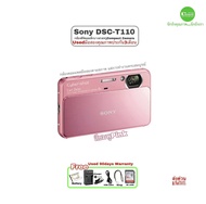 Sony Cyber-Shot DSC-T110 Digital Camera กล้องคอมแพค 16.1MP Ultra Compact Slim Slide lens Cover Used