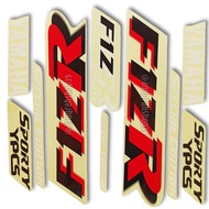 STRIPING YAMAHA FIZR MARLBORO SPESIAL EDITION WARNA MERAH LIS MOTOR FIZR F1ZR FIZ R MARLBORO STIKER 