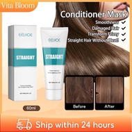 Eelhoe Hair Straightener Cream Keratin Treatment Straightening Repair Damaged Hair 60ml