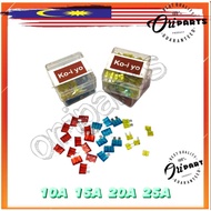 (Big & Small Fuse) Car Blade Plug Fuse PF In Media Fuse ATS ATO ATC 5A 10A 15A 20A 25A 30A 35A 40A a