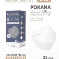 Masker Pokana Duckbill Anak Pure White