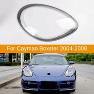 For Porsche 987 Cayman Boxster 2004-2007 Headlamp Cover Headlight Lens Glass Replacement Front Lamp 