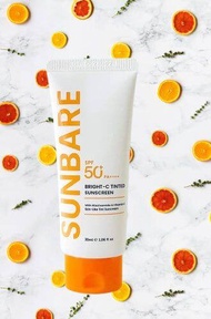 [OFFICIAL HQ STORE] READYSTOCK Sunbare Tinted Sunscreen SPF 50 PA++++ with Niacinamide & Vitamin C B