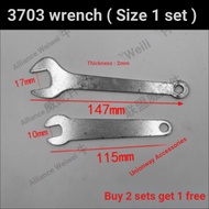 3703 Trimming Machine Wrench 3701 Mount Universal Sharp Qidongcheng M1P-FF-02-6 Engraving Machine Wr