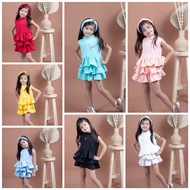 Victoria Layered Dress / Fit 2-5 y/o / Neoprene Fabric / P220 only