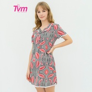 Đầm nữ sát nách bèo lai DA062 Tvm Luxury Homewear chất liệu cotton thiết kế đơn giản nhã nhặn