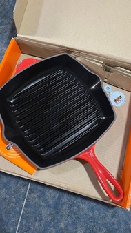 Le Creuset 26cm 方形鑄鐵煎鍋 玫瑰迷迭香