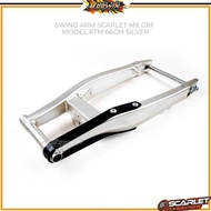 Swing Arm Scarlet MX 10916 CRF 150L 66 Cm KLX 150 YAMAHA WR 155 Swingarm Model KTM Aluminum 66 Cm Or