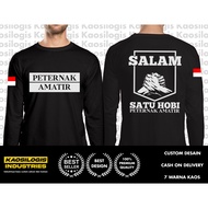 Salam One Hobby T-Shirt for Indonesian Farmers and Farmers - Kaosilogis