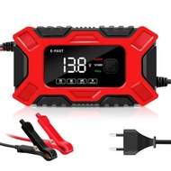 E-FAST Brand Car Battery Charger 12V 6A Car Battery Charger Motorcycle Acid Battery Charger Battery 