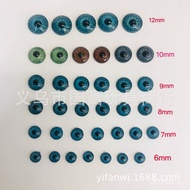 Boat-Shaped Colorful Eyes Eyes Eyes Doll Simulation Eyes Blood Silk Sun Doll Accessories Supply Toy 