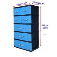 🔥Raya Offer🔥😍WW Plastic Drawer/ Cabinet / Chest Drawer/ Almari Plastik / Plastik Laci (DELIVER WITHI