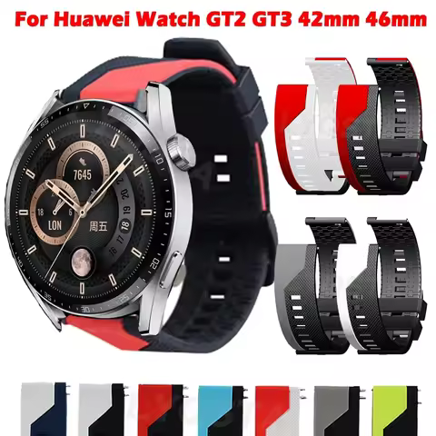 For Huawei Watch GT 3 SE Silicone Watch Strap For Huawei Watch GT2 GT3 Pro 46MM Watch 3 Pro Smartwat