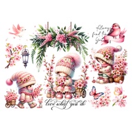 TF-Character 0007-Water Transfer/Heat Transfer/Crystal Sticker/Art Paper/Heat & Water Sticker Art Pa