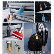 Luggage Lock TSA Customs Lock Luggage Lock tsa335 Overseas Travel Luggage Zipper Lock Plastic TSA Cu